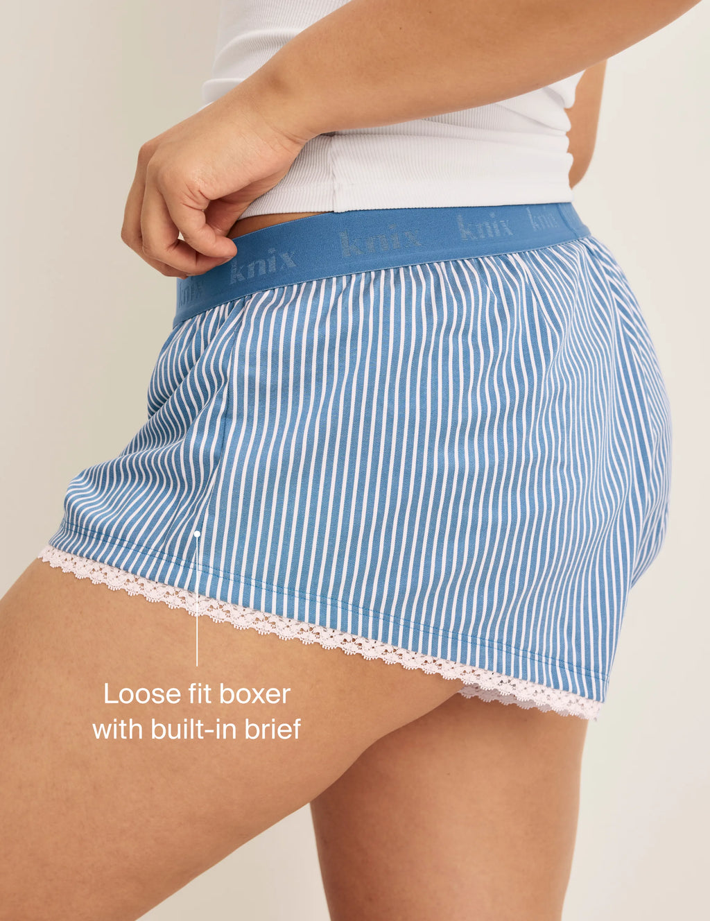 Super Leakproof Mini Dream Boxer - blue-stripe