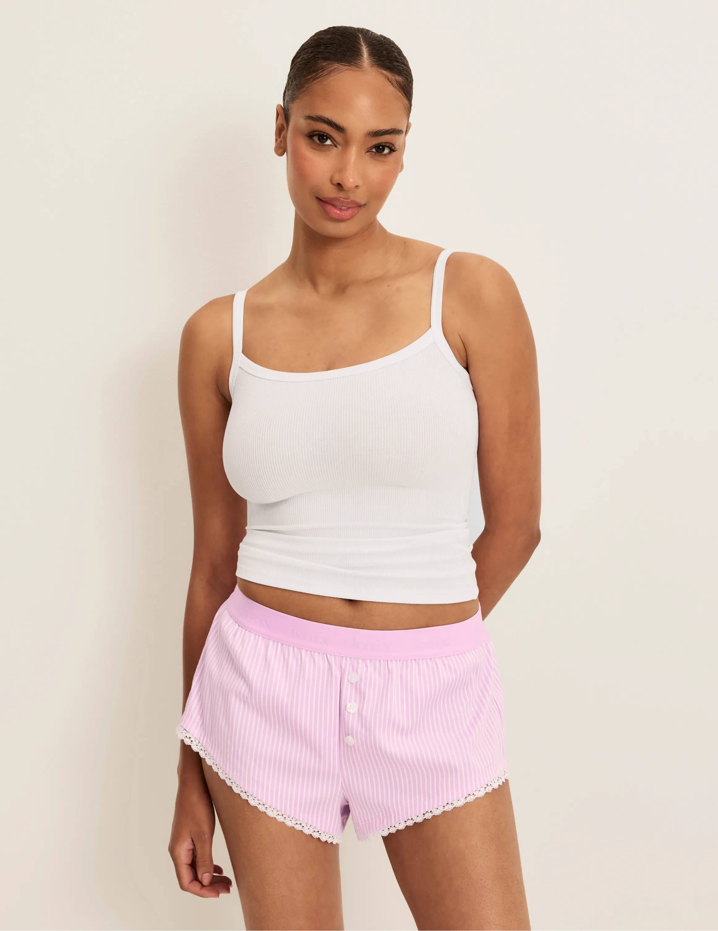 Super Leakproof Mini Dream Boxer - pink-stripe